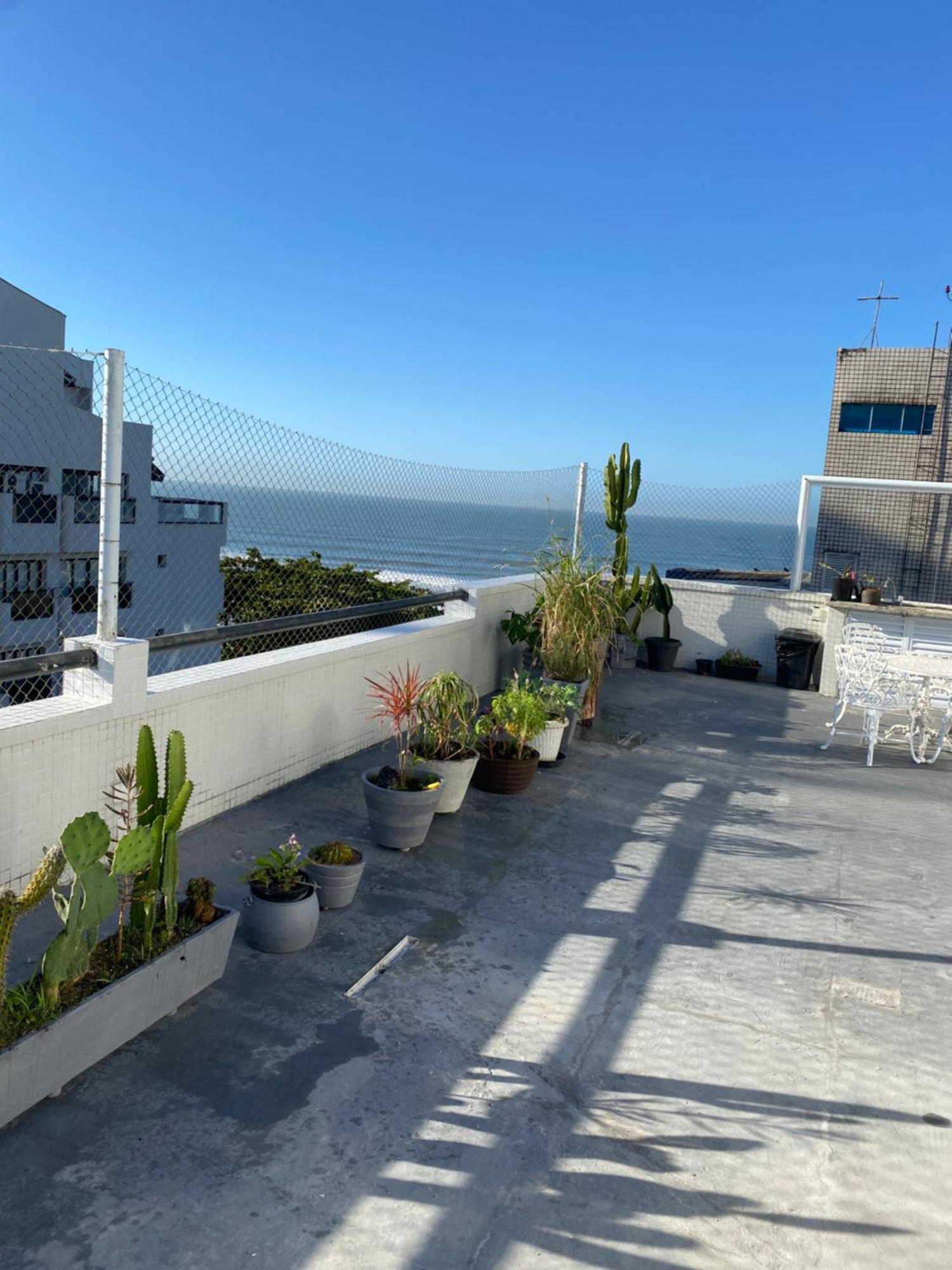 Cobertura Com Area Externa Com Vista Para O Mar Na Melhor Praia Do Guaruja Tombo公寓 外观 照片